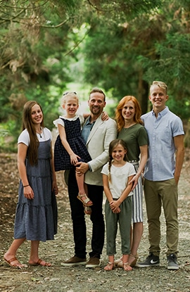 Marshall Hanson and family