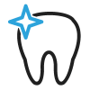 icon of a sparkling tooth