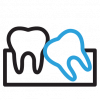 vector icon for wisdom teeth removal