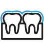 vector icon of invisalign