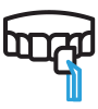 vector icon for veneers